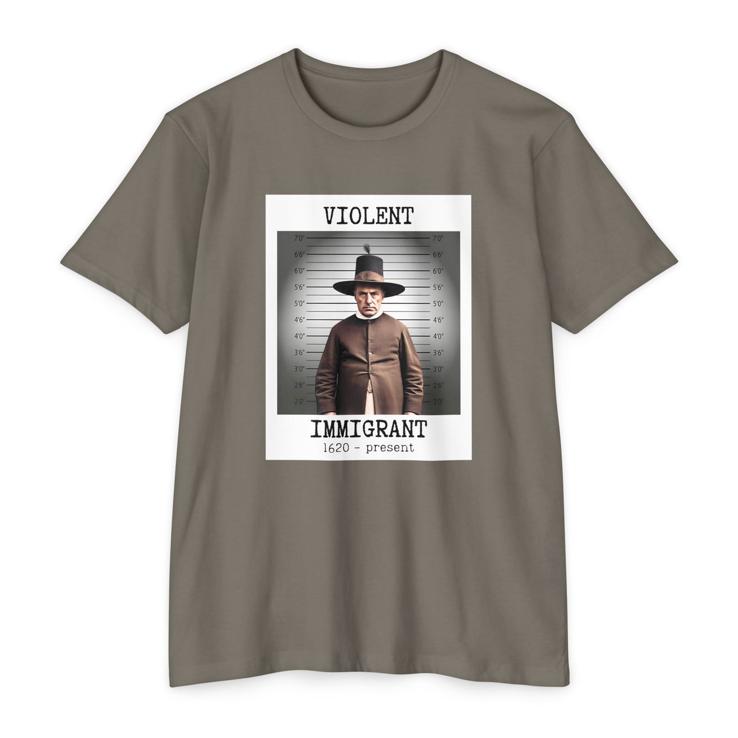 Immigrant Graphic Tee, Unique Unisex T-Shirt, Statement Shirt, Vintage Style Apparel, Great Gift for History Buffs