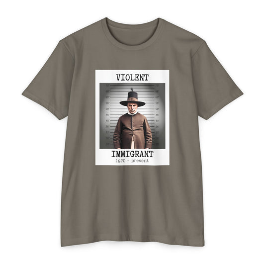 Immigrant Graphic Tee, Unique Unisex T-Shirt, Statement Shirt, Vintage Style Apparel, Great Gift for History Buffs