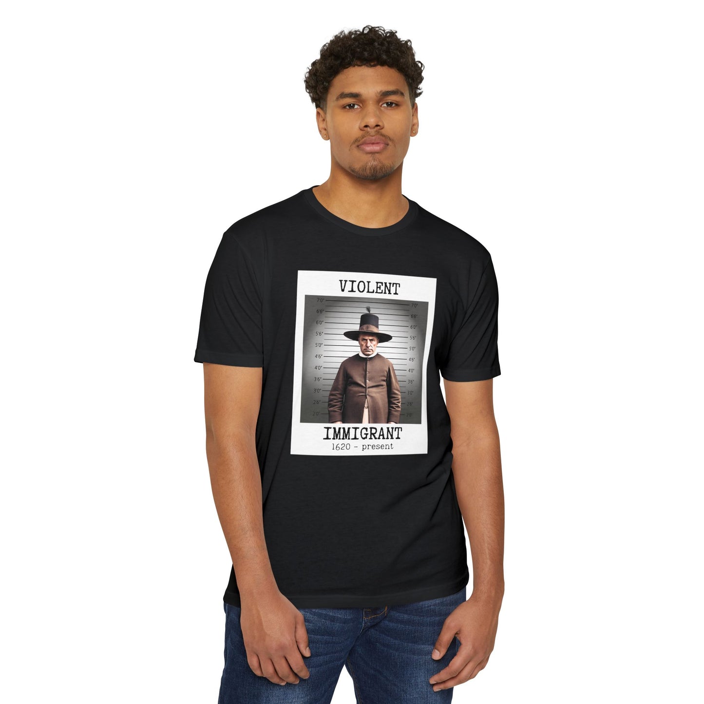 Immigrant Graphic Tee, Unique Unisex T-Shirt, Statement Shirt, Vintage Style Apparel, Great Gift for History Buffs