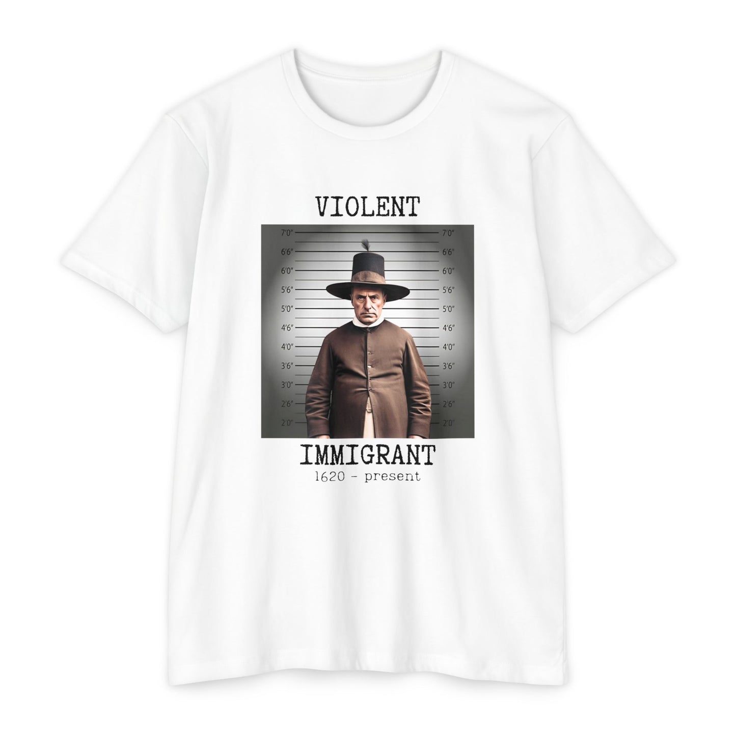 Immigrant Graphic Tee, Unique Unisex T-Shirt, Statement Shirt, Vintage Style Apparel, Great Gift for History Buffs