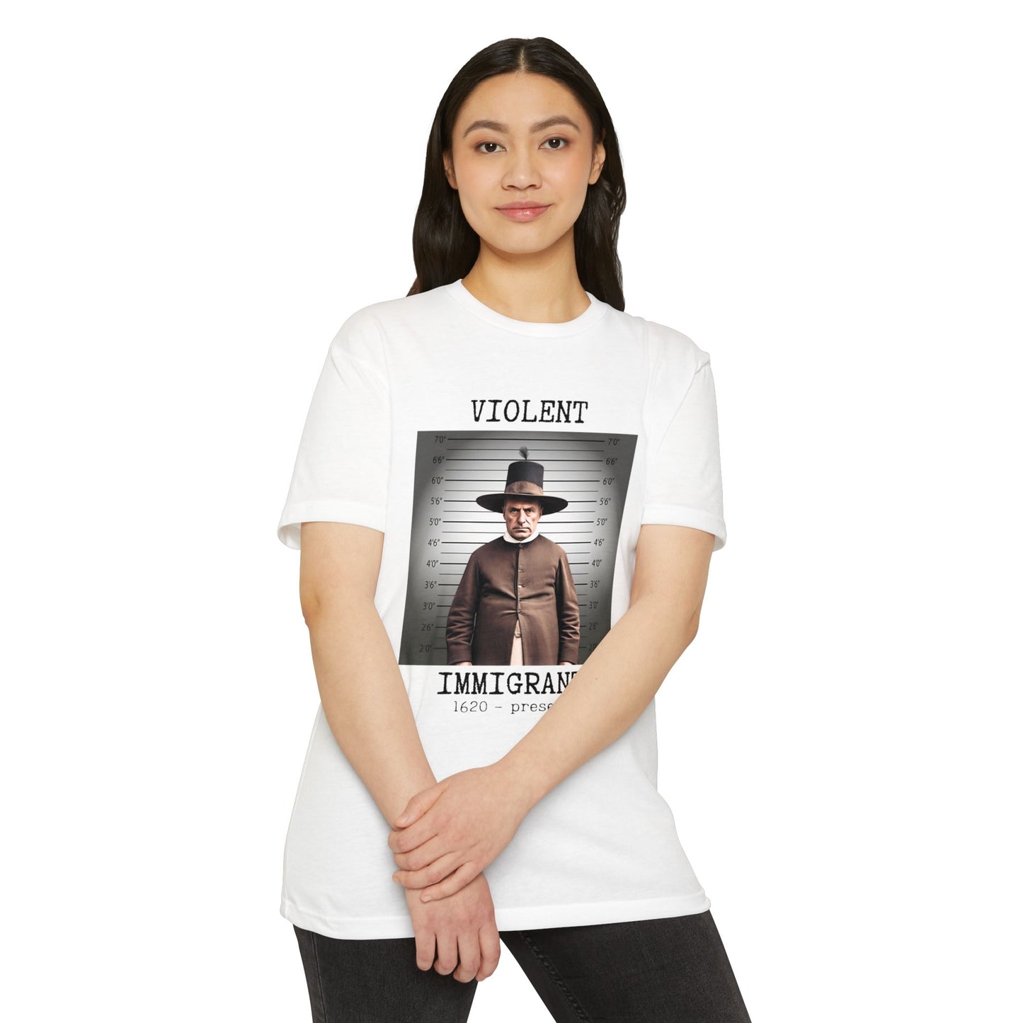 Immigrant Graphic Tee, Unique Unisex T-Shirt, Statement Shirt, Vintage Style Apparel, Great Gift for History Buffs