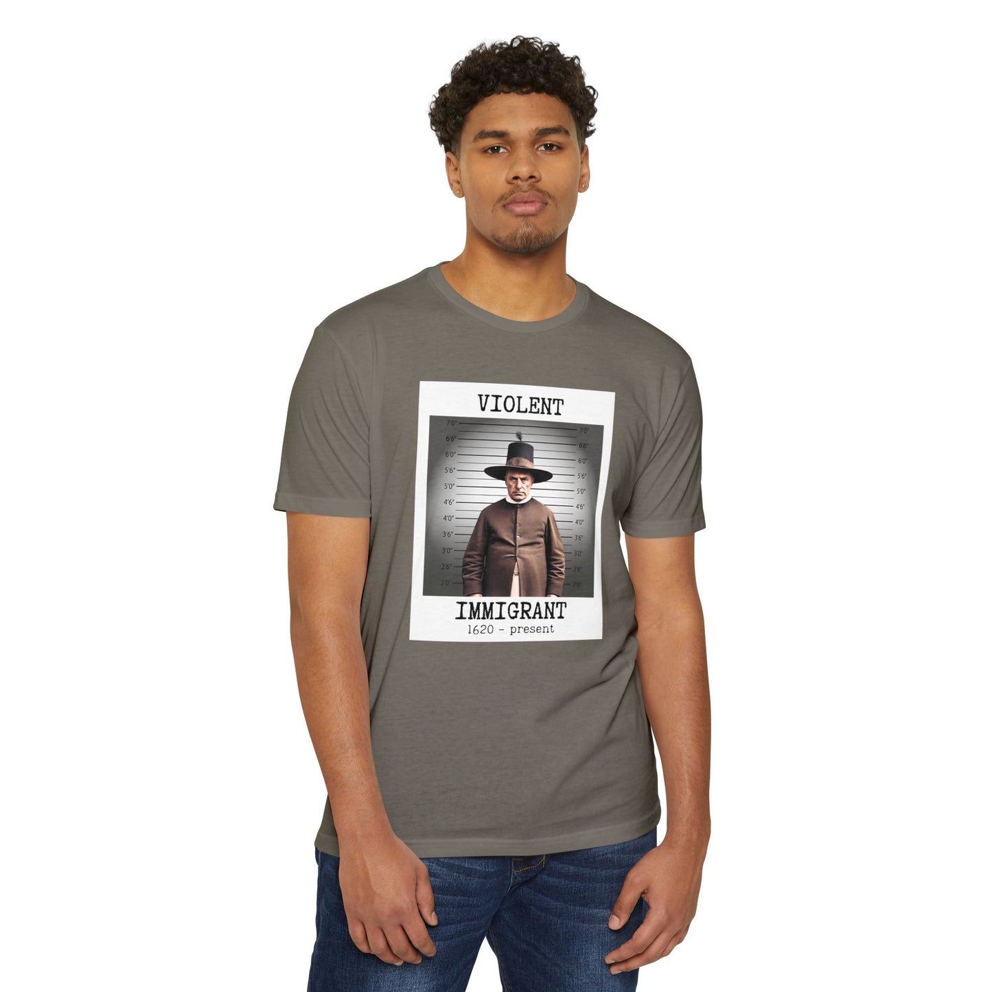 Immigrant Graphic Tee, Unique Unisex T-Shirt, Statement Shirt, Vintage Style Apparel, Great Gift for History Buffs