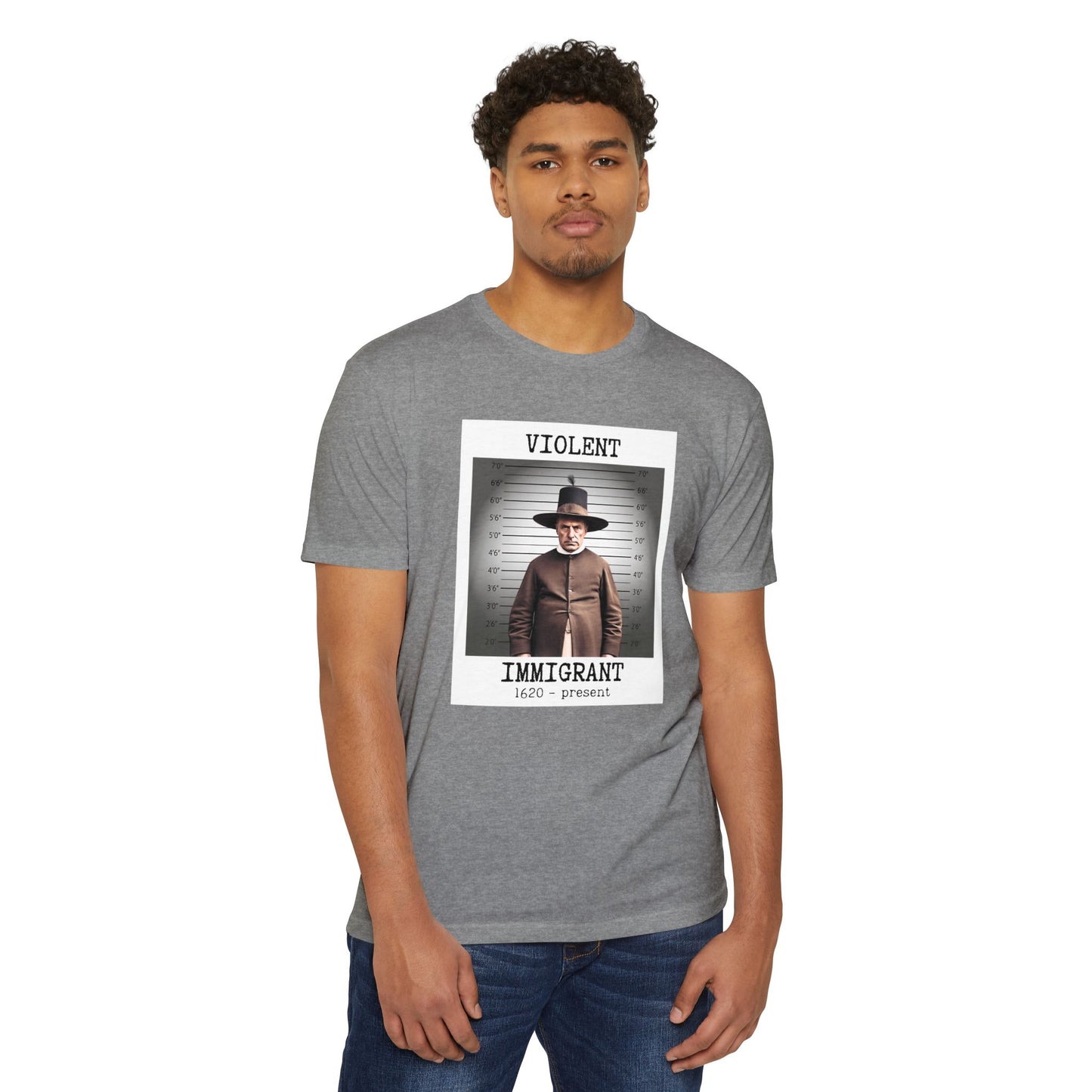 Immigrant Graphic Tee, Unique Unisex T-Shirt, Statement Shirt, Vintage Style Apparel, Great Gift for History Buffs