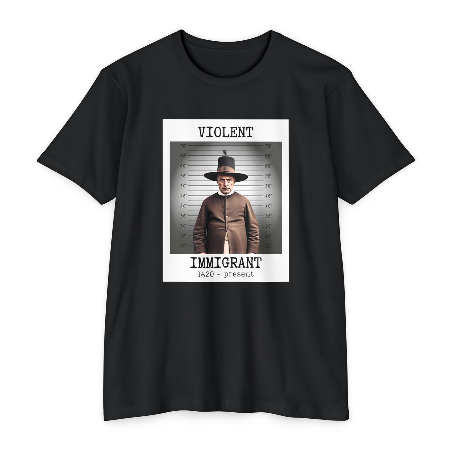 Immigrant Graphic Tee, Unique Unisex T-Shirt, Statement Shirt, Vintage Style Apparel, Great Gift for History Buffs