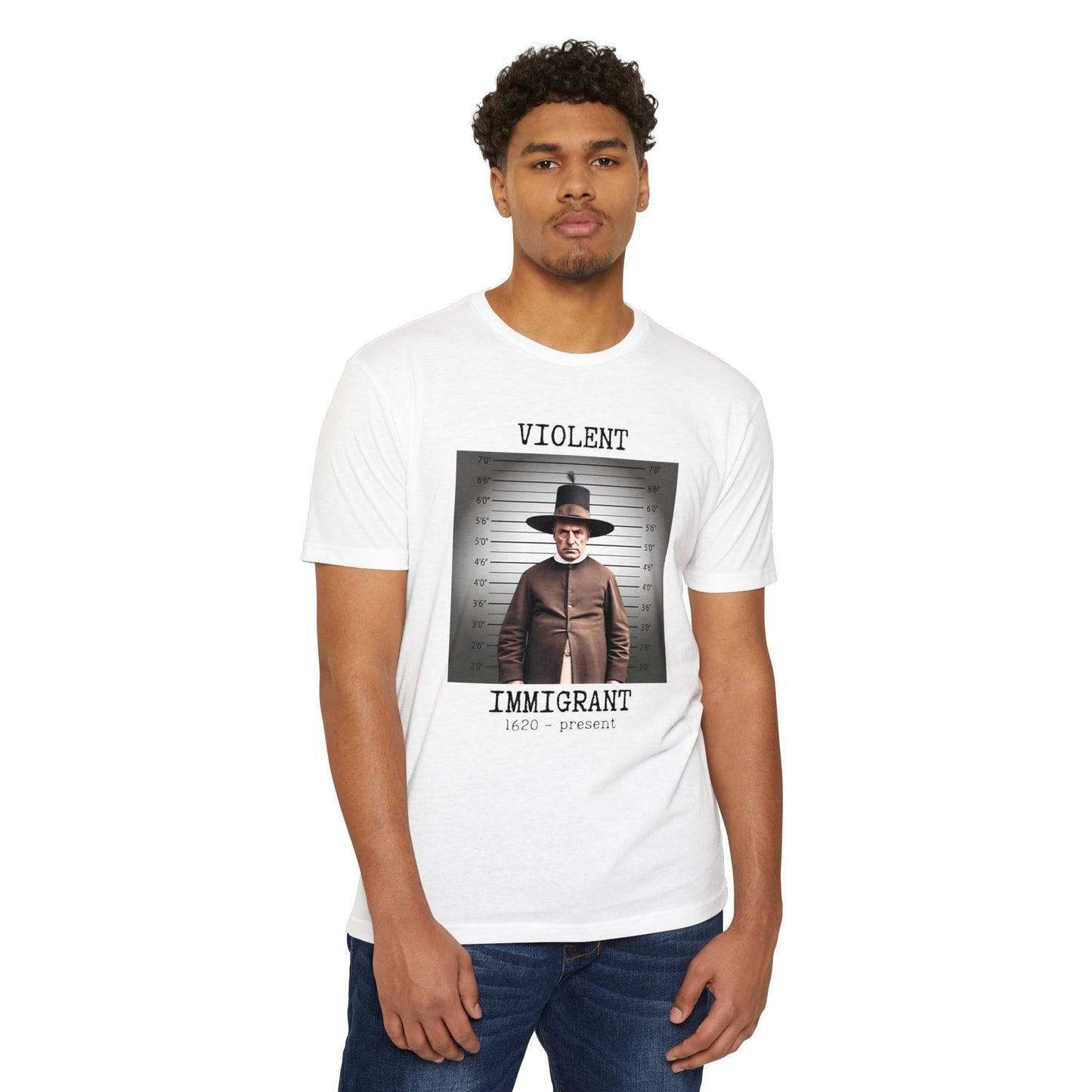 Immigrant Graphic Tee, Unique Unisex T-Shirt, Statement Shirt, Vintage Style Apparel, Great Gift for History Buffs