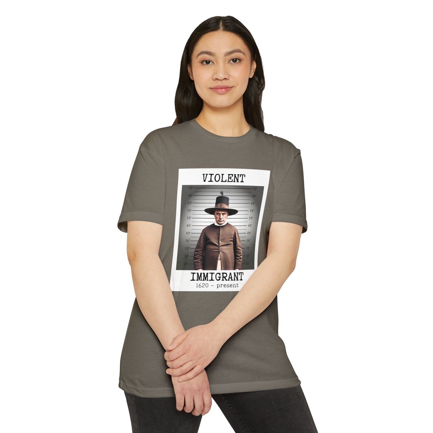 Immigrant Graphic Tee, Unique Unisex T-Shirt, Statement Shirt, Vintage Style Apparel, Great Gift for History Buffs
