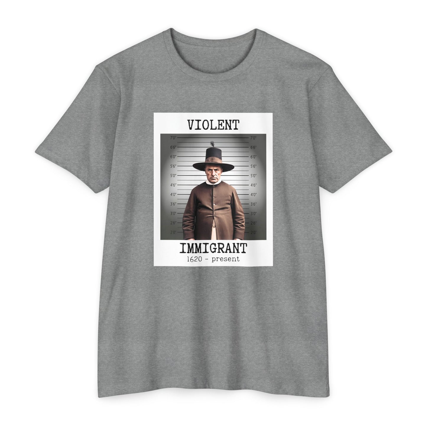 Immigrant Graphic Tee, Unique Unisex T-Shirt, Statement Shirt, Vintage Style Apparel, Great Gift for History Buffs