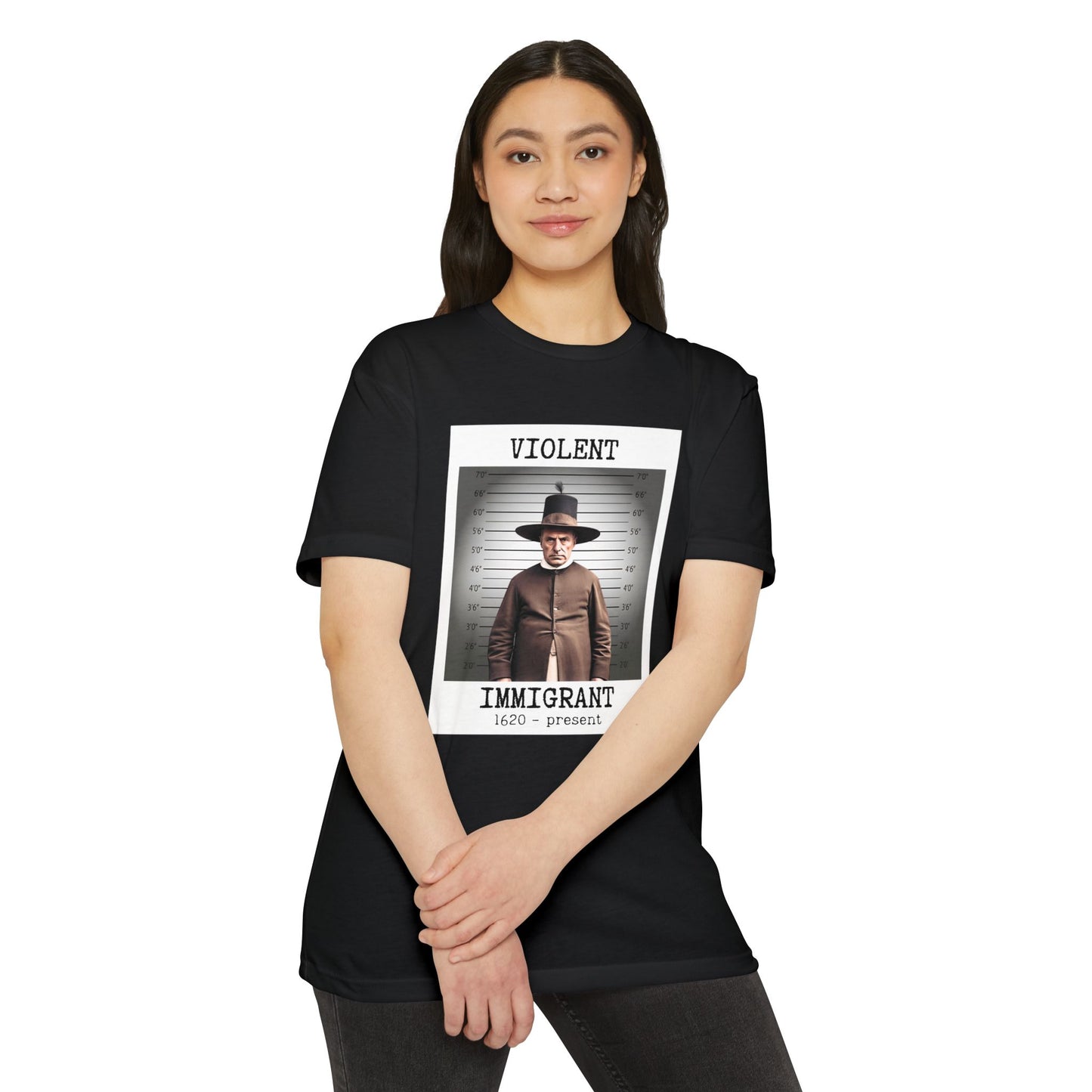 Immigrant Graphic Tee, Unique Unisex T-Shirt, Statement Shirt, Vintage Style Apparel, Great Gift for History Buffs